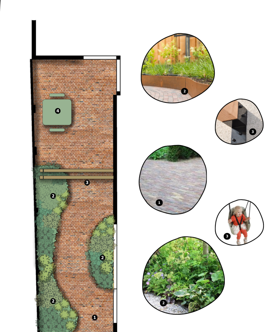Tuinontwerp_kleine stadstuin_in Leiden
